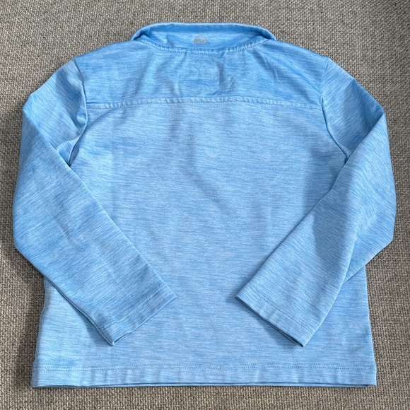 Vineyard Vines Baby Blue Quarter-Zip Performance Shep Shirt Pullover - Picture 7 of 7